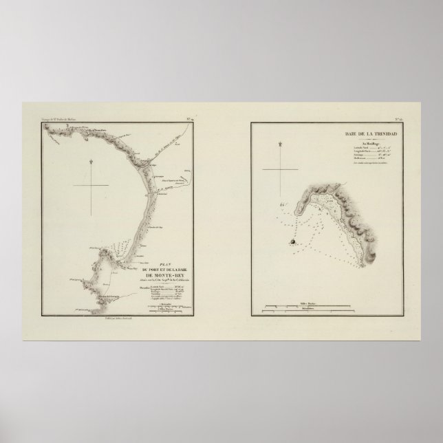 Monterey Bay, Kalifornien Poster (Framsidan)