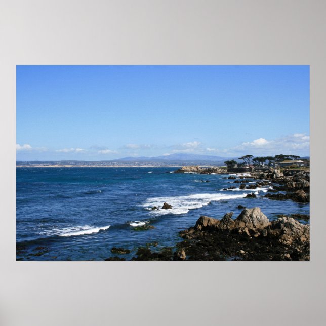 Monterey Bay Kusten, Wide Photo Poster (Framsidan)