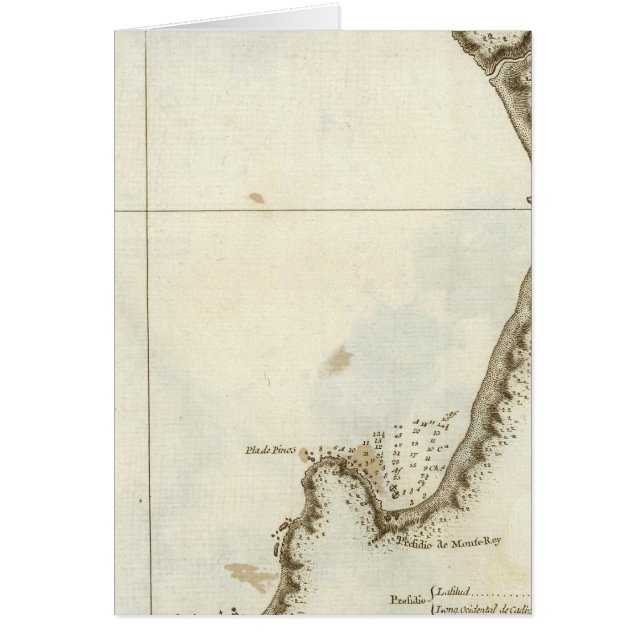 Monterey Bay och peninsula Hälsningskort (Framsidan)