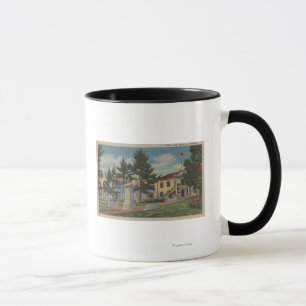 Monterey CA - Colton Hall beskådar och jordning Mugg