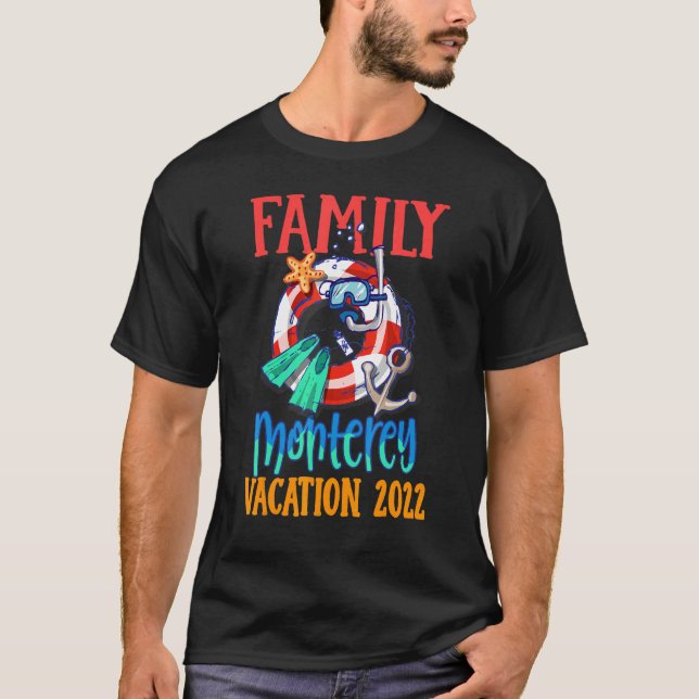 Monterey California 2022 Matching Family Group Vac T Shirt (Framsida)