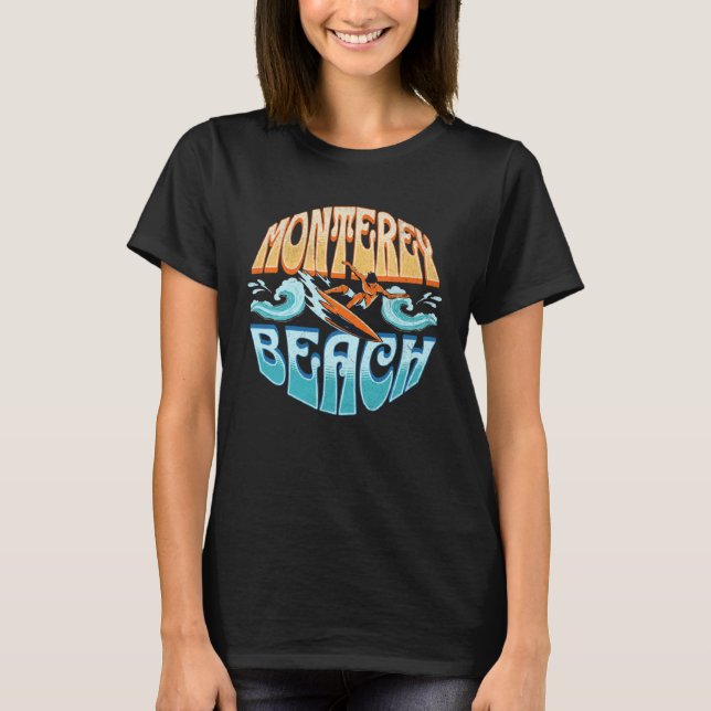 Monterey California 4 T Shirt (Framsida)