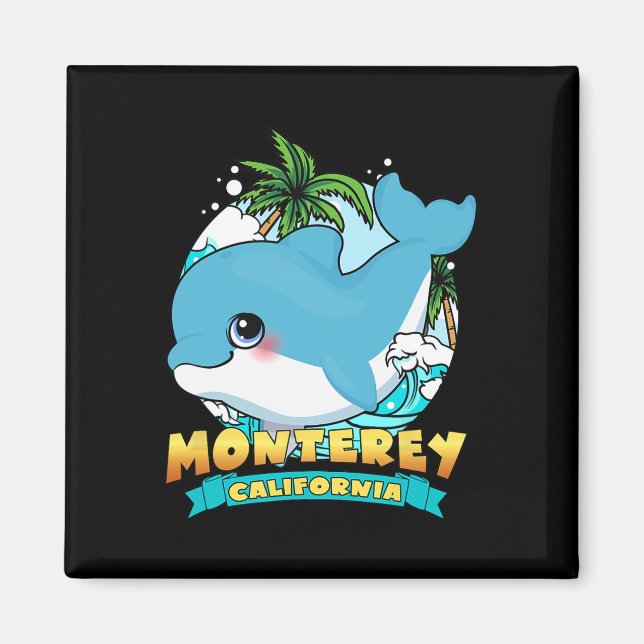 Monterey California Cute Ba Magnet (Framsidan)