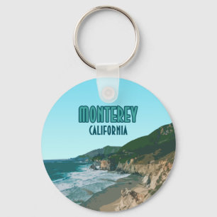 Monterey California Pacific Kusten Highway Vintage Nyckelring