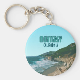 Monterey California Pacific Kusten Highway Vintage Nyckelring