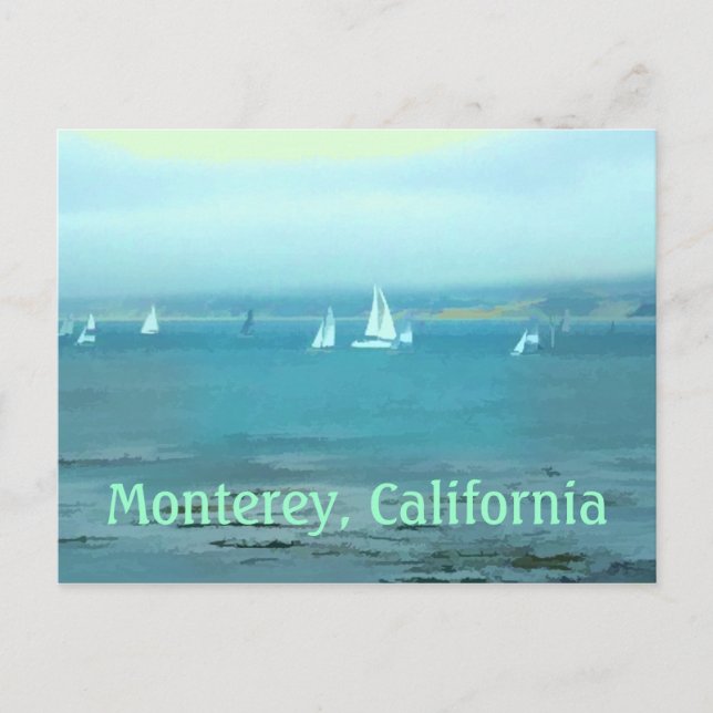 Monterey California Postcard Vykort (Framsida)