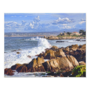 Monterey California Scenia Kusten Fototryck