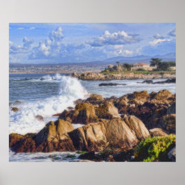 Monterey California Scenia Kusten Poster