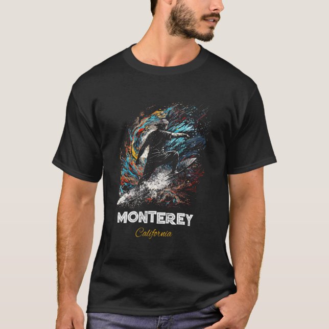 Monterey California T Shirt (Framsida)