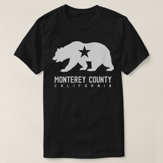 Monterey County Winery California Vin Älskare Flag T Shirt (Design framsida)