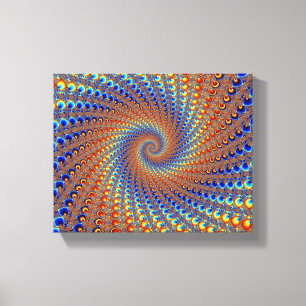 Monterey Fractal Art Canvastryck