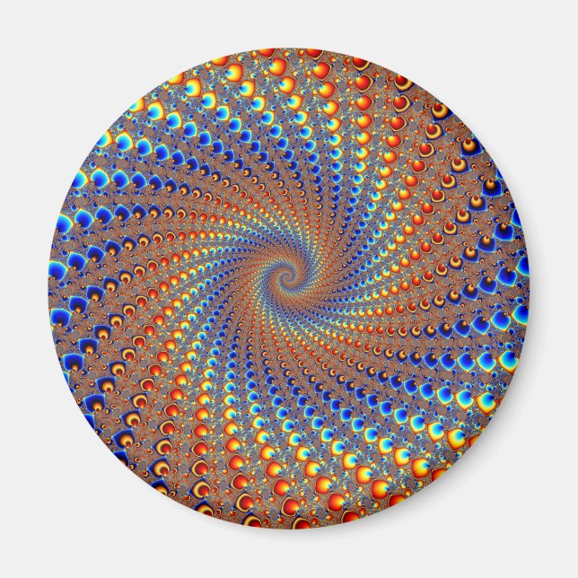 Monterey Fractal Art Magnet (Framsidan)