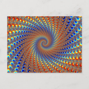 Monterey Fractal Art Vykort
