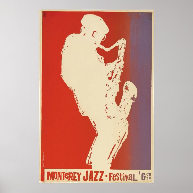 Monterey Jazz-festival Poster 1964 (Framsidan)