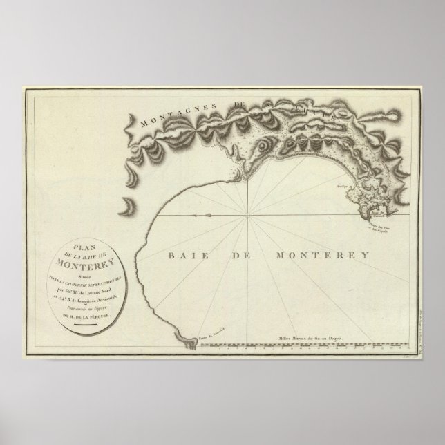 Monterey, Kalifornien Poster (Framsidan)