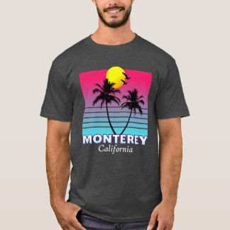 Monterey Kalifornien Strand Sommar Souvenir Överst T Shirt