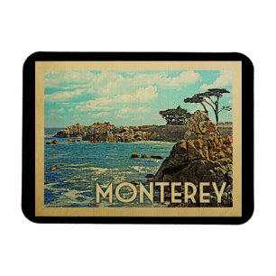 Monterey Kalifornien vintage resor Magnet