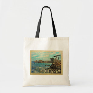 Monterey Kalifornien vintage resor Tygkasse