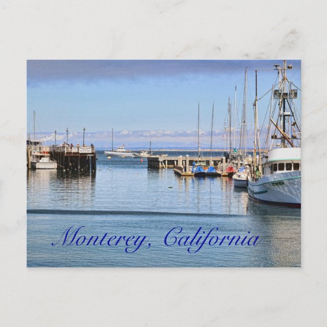 Monterey, Kaliforniens vykort (Framsida)