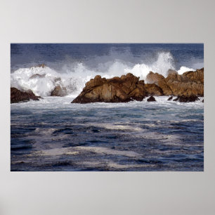 Monterey kusten poster