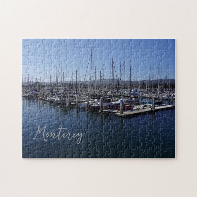 Monterey Marina, Monterey Bay, Kalifornien Pussel (Horisontell)