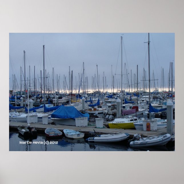 Monterey Marina Poster (Framsidan)