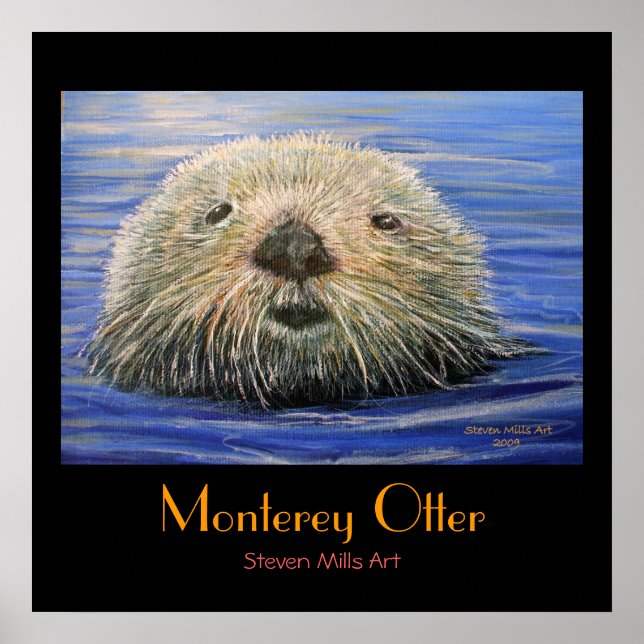 Monterey Otter Poster (Framsidan)