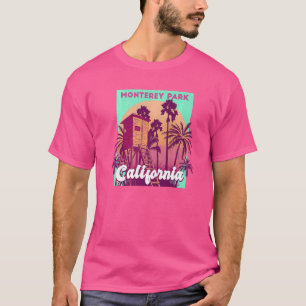 Monterey Park Kalifornien handflatan träd strökret T Shirt