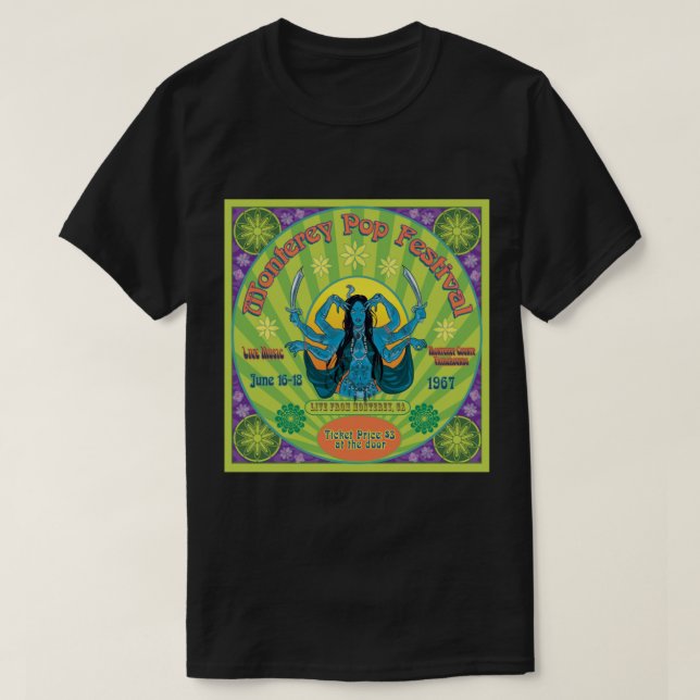 Monterey Pop Festival Classic T-Shirt (Design framsida)