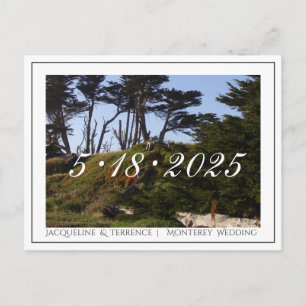Monterey Tallskog California Spara datumet Meddelande Vykort