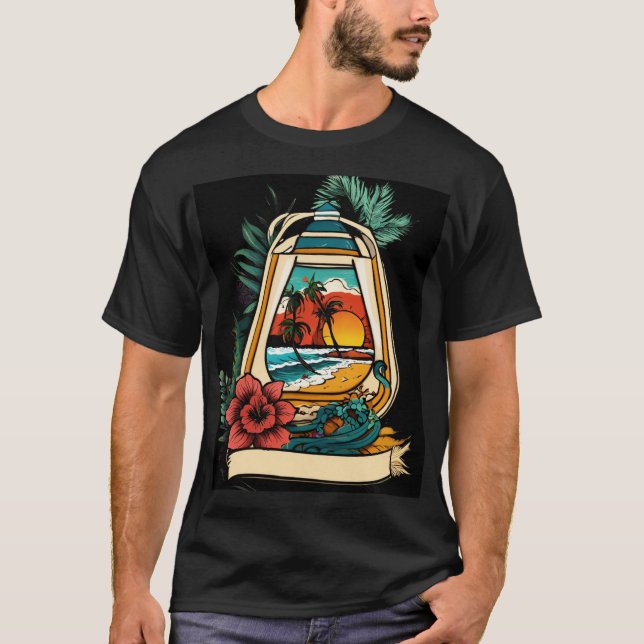 Monterey Tropiks: Iconic Tattoo T Shirt (Framsida)