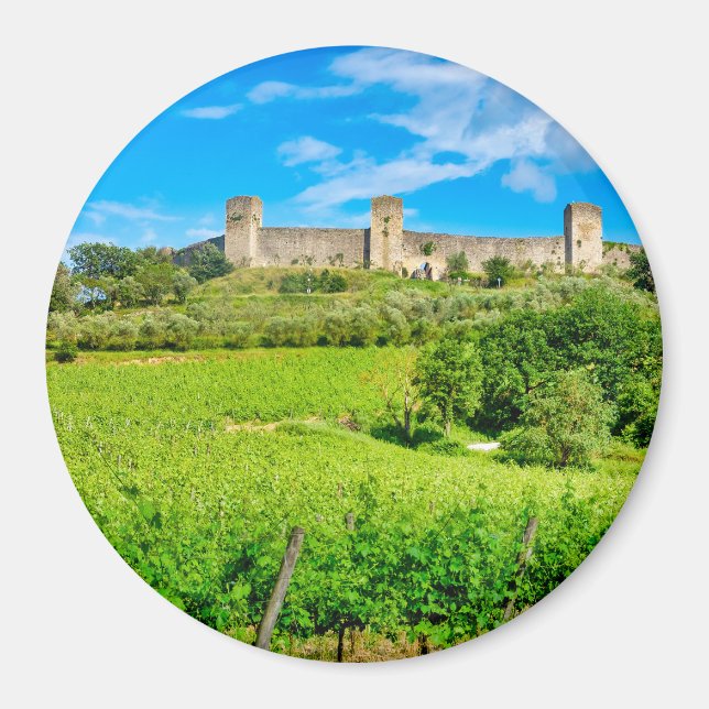 Monteriggioni Magnet (Framsidan)