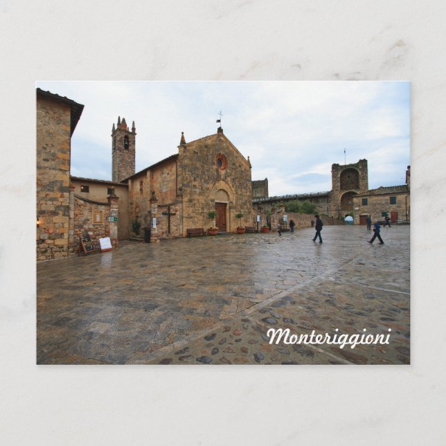 Monteriggioni Vykort (Framsida)