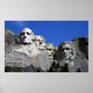Montering av Rushmore National Memorial Monument Poster