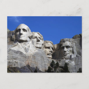 Montering av Rushmore National Memorial Monument Vykort