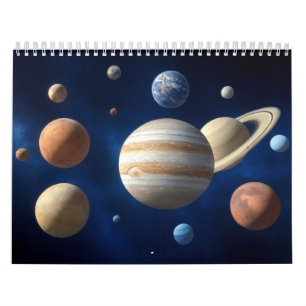 Montering av solsystem kalender