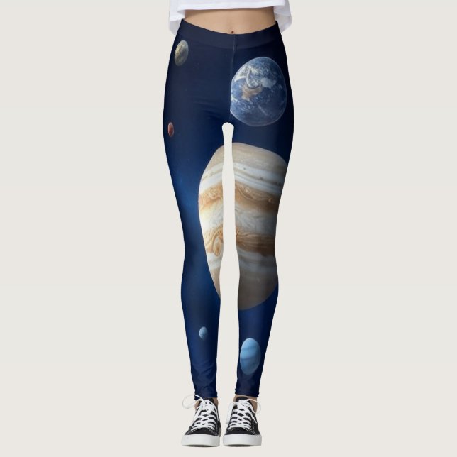 Montering av solsystem leggings (Framsida)