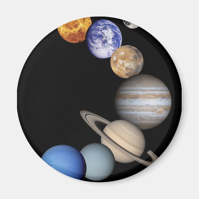 Montering av solsystem magnet (Framsidan)