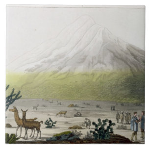 Montering Chimborazo, Ecuador, från 'Le Kostymera Kakelplatta