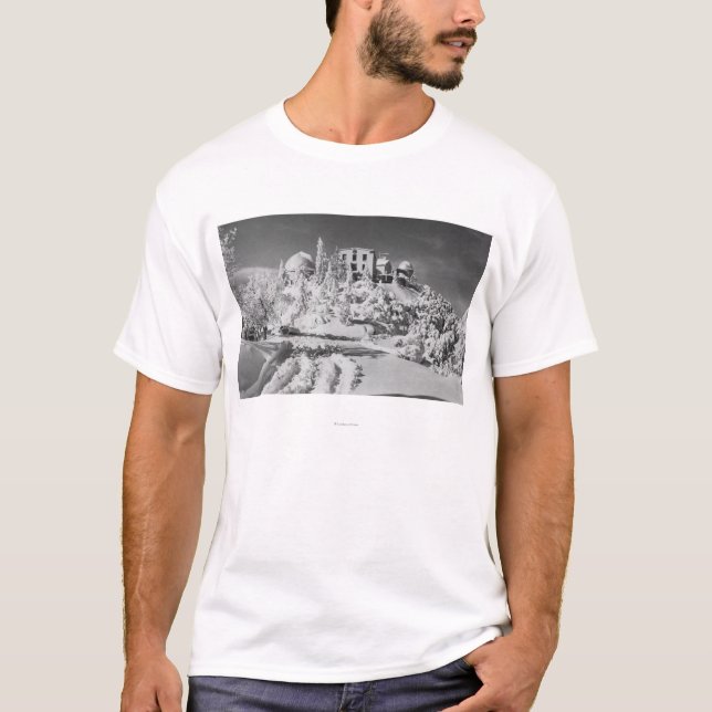 Montering Hamilton, Kalifornien aningobservatorium Tee Shirt (Framsida)