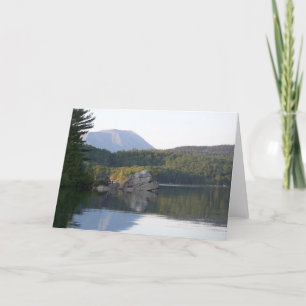 Montering Katahdin från regnbåge sjön Kort