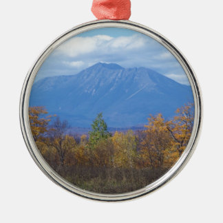 Montering Katahdin i nedgång 2 Julgransprydnad Metall