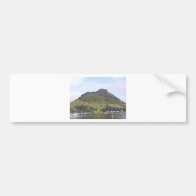 Montering Maunganui, Mauao, nyazeeländska Aotearoa Bildekal (Framsidan)