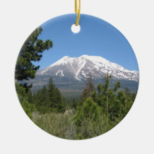 Montering Shasta Kalifornien Julgransprydnad Keramik