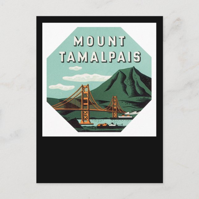 Montering Tamalpais Vykort (Framsida)