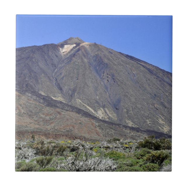 Montering Teide på Tenerife Kakelplatta (Framsidan)
