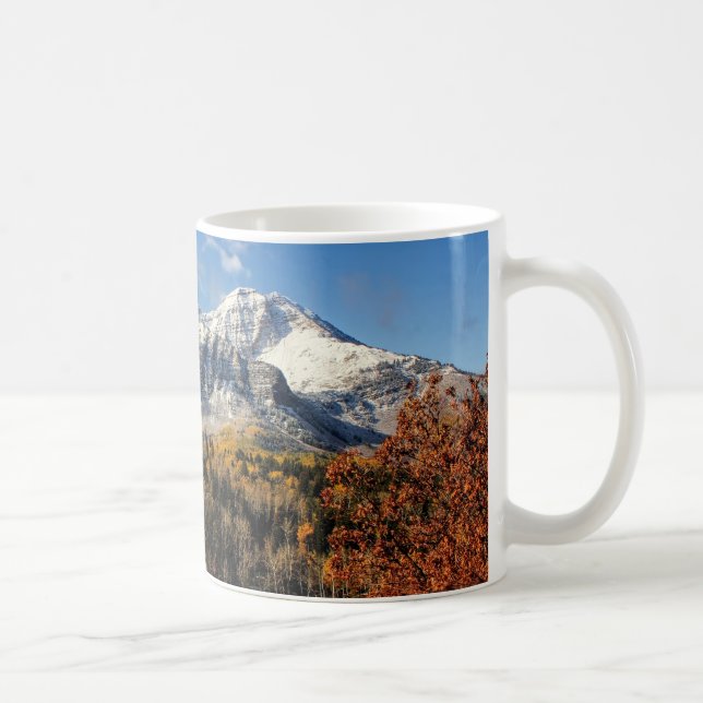Montering Timpanogos i höstUtah berg Kaffemugg (Höger)
