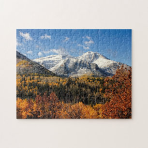 Montering Timpanogos i höstUtah berg Pussel