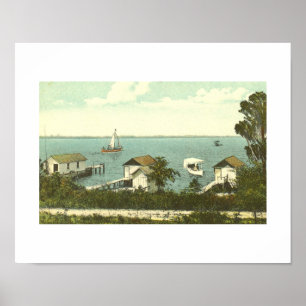 Monteringen Dora, FL, fartyghus ror, 1907 Poster