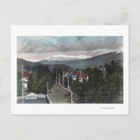 Monteringen Topo beskådar från CitySanta Paula, CA